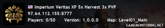 Imperium Veritas XP 5x Harvest 3x PVP Imperium Veritas XP 5x Harvest 3x PVP
