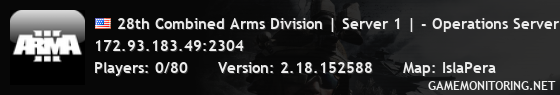 28th Combined Arms Division | Server 1 | - Operations Server