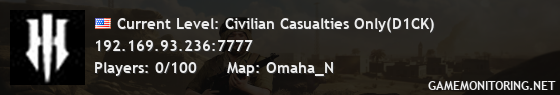 Current Level: Civilian Casualties Only(D1CK) Current Level: Civilian Casualties Only(D1CK)