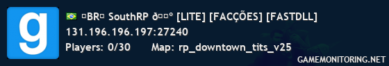 ⌊BR⌉ SouthRP 👺 [LITE] [FACÇÕES] [FASTDLL]
