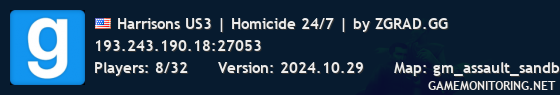 Harrisons US3 | Homicide 24/7 | by ZGRAD.GG