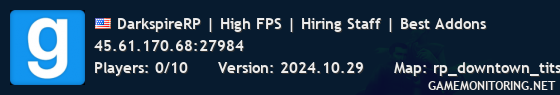 DarkspireRP | High FPS | Hiring Staff | Best Addons