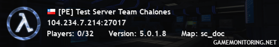 [PE] Test Server Team Chalones