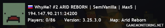 WhyMe? #2 ARID REBORN | SemiVanilla | Max5 |