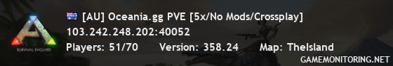 [AU] Oceania.gg PVE [5x/No Mods/Crossplay]