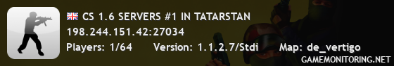 CS 1.6 SERVERS #1 IN TATARSTAN