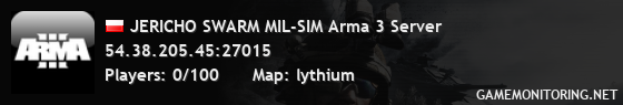 JERICHO SWARM MIL-SIM Arma 3 Server JERICHO SWARM MIL-SIM Arma 3 Server