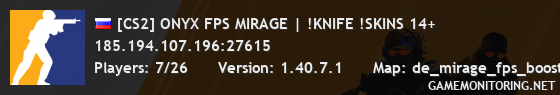 [CS2] ONYX FPS MIRAGE | !KNIFE !SKINS 14+