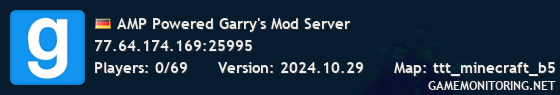 AMP Powered Garry's Mod Server