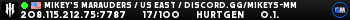 Mikey's Marauders / US East / discord.gg/mikeys-mm Mikey's Marauders / US East / discord.gg/mikeys-mm