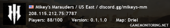 Mikey's Marauders / US East / discord.gg/mikeys-mm Mikey's Marauders / US East / discord.gg/mikeys-mm