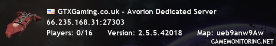 GTXGaming.co.uk - Avorion Dedicated Server