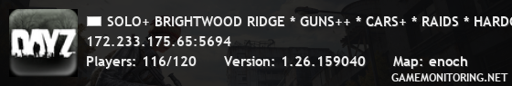 SOLO+ BRIGHTWOOD RIDGE * GUNS++ * CARS+ * RAIDS * HARDCORE MODE