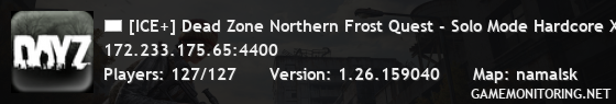 [ICE+] Dead Zone Northern Frost Quest - Solo Mode Hardcore X10 L