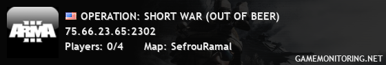 OPERATION: SHORT WAR (OUT OF BEER) OPERATION: SHORT WAR (OUT OF BEER)