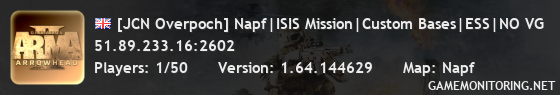 [JCN Overpoch] Napf|ISIS Mission|Custom Bases|ESS|NO VG