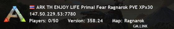 ARK TH ENJOY LIFE Primal Fear Ragnarok PVE XPx30