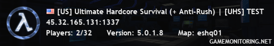 [US] Ultimate Hardcore Survival (+ Anti-Rush) | [UHS] TEST