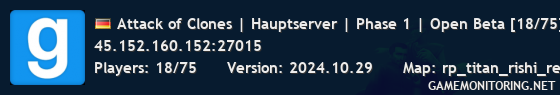 Attack of Clones | Hauptserver | Phase 1 | Open Beta [0/75]
