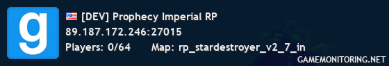 [DEV] Prophecy Imperial RP