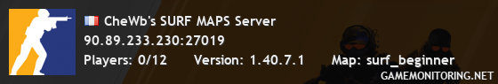 CheWb's SURF MAPS Server