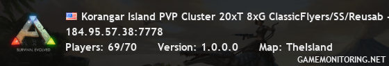 Korangar Island PVP Cluster 20xT 8xG ClassicFlyers/SS/Reusab -