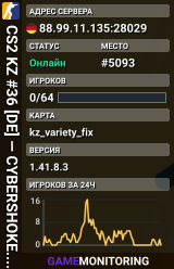 CS2 KZ #36 [DE] — CYBERSHOKE.NET (TIER 4-5 - MEDIUM, ONLY VAR