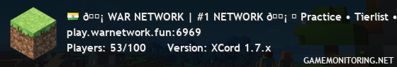 🗡 WAR NETWORK | #1 NETWORK 🗡 ꧁ Practice • Tierlist • Lifesteal ꧂