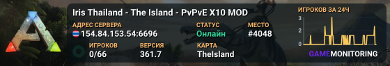 Iris Thailand - The Island - PvPvE X10 MOD