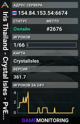 Iris Thailand - Crystal Isles - PvE X10 NO MOD