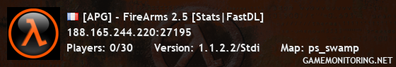 [APG] - FireArms 2.5 [Stats|FastDL]