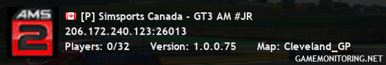 [P] Simsports Canada - GT3 AM #JR