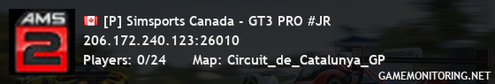 [P] Simsports Canada - GT3 PRO #JR