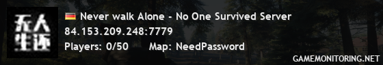 Never walk Alone - No One Survived Server