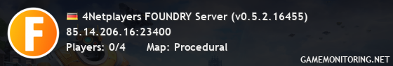 4Netplayers FOUNDRY Server (v0.5.2.16455)