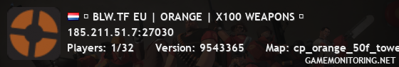 █ BLW.TF EU | ORANGE | X100 WEAPONS █