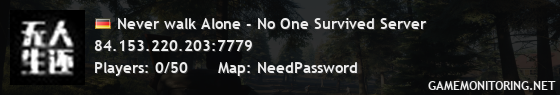 Never walk Alone - No One Survived Server