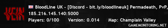 BloodLine UK - [Discord - bit.ly/bloodlineuk] Permadeath, PvP,