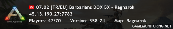 07.02 [TR/EU] Barbarians DOX 5X - Ragnarok