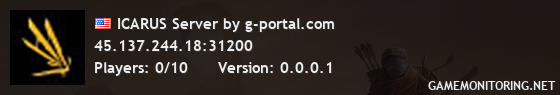 ICARUS Server by g-portal.com