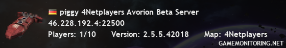 piggy 4Netplayers Avorion Beta Server