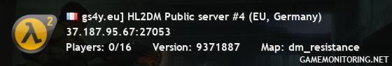 gs4y.eu] HL2DM Public server #4 (EU, Germany)