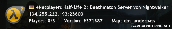 4Netplayers Half-Life 2: Deathmatch Server von Nightwalker