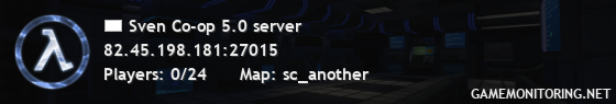 Sven Co-op 5.0 server