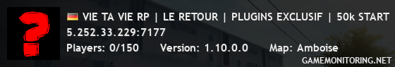 VIE TA VIE RP | LE RETOUR | PLUGINS EXCLUSIF | 50k START | SERI