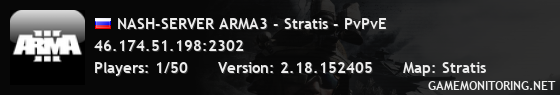 NASH-SERVER ARMA3 - Stratis - PvPvE