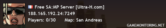 Free SA:MP Server [Ultra-H.com]