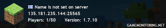 Name is not set on server