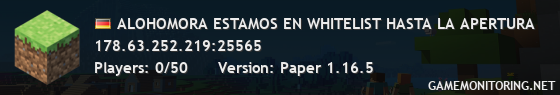 ALOHOMORA ESTAMOS EN WHITELIST HASTA LA APERTURA