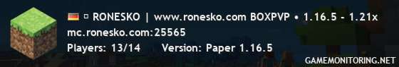 ► RONESKO | www.ronesko.com BOXPVP • 1.16.5 - 1.21x